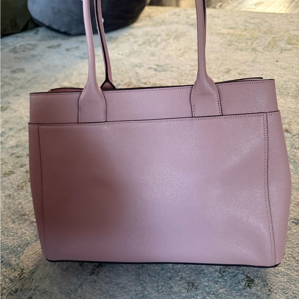 Coach Pink Leather Tote Bag - Picture 8 of 9